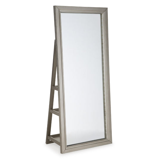 Signature Design by Ashley Evesen A8010379 Floor Standing Mirror with Storage IMAGE 1