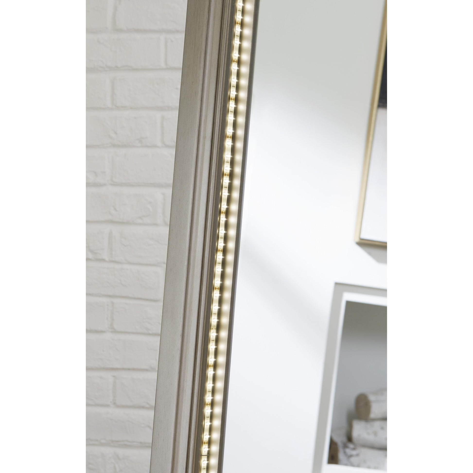 Signature Design by Ashley Evesen A8010379 Floor Standing Mirror with Storage IMAGE 10