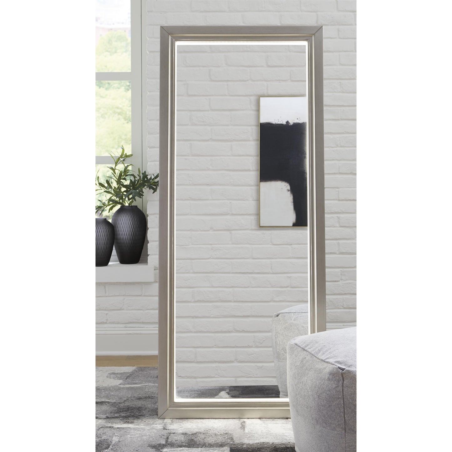 Signature Design by Ashley Evesen A8010379 Floor Standing Mirror with Storage IMAGE 6
