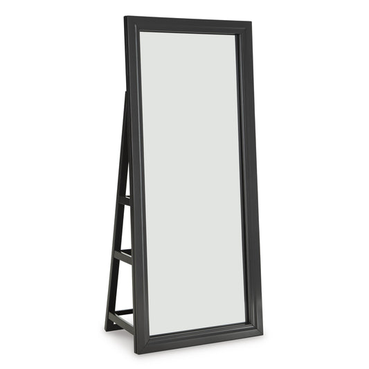 Signature Design by Ashley Evesen A8010384 Floor Standing Mirror with Storage IMAGE 1