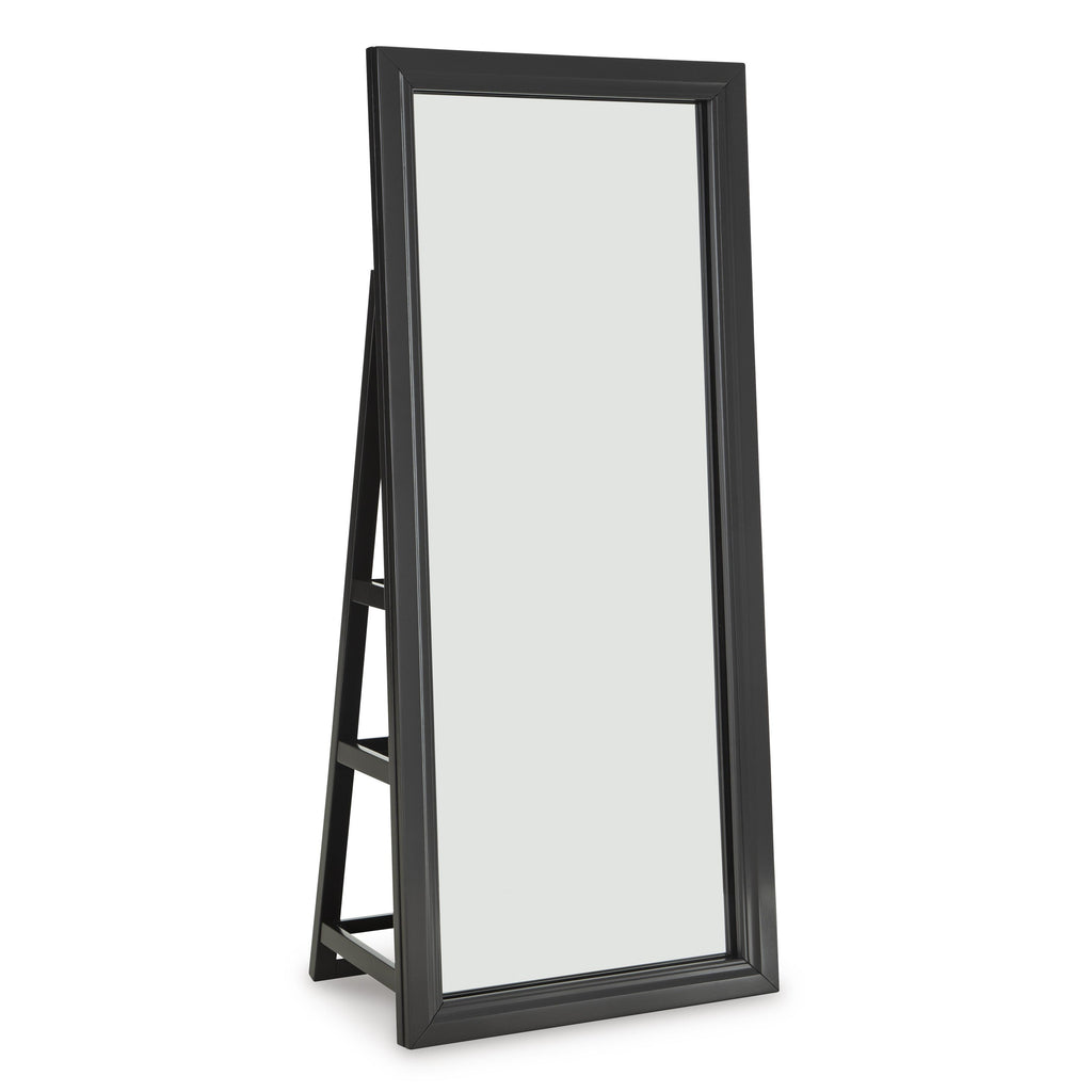 Signature Design by Ashley Evesen A8010384 Floor Standing Mirror with Storage IMAGE 1