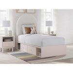 Signature Design by Ashley Wistenpine B1323B12 Twin Upholstered Panel Bed with Storage IMAGE 8