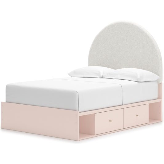  Signature Design by Ashley Wistenpine B1323B13 Full Upholstered Panel Bed with Storage IMAGE 1