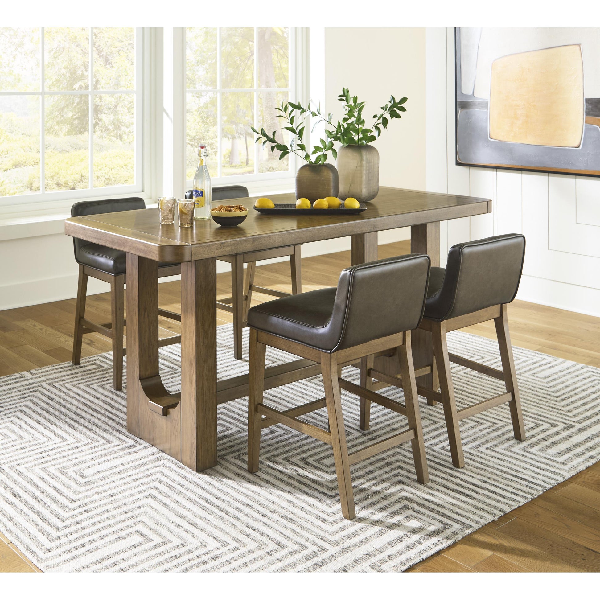 Ashley Furniture Tall Dining Table Coviar Counter Height Dining