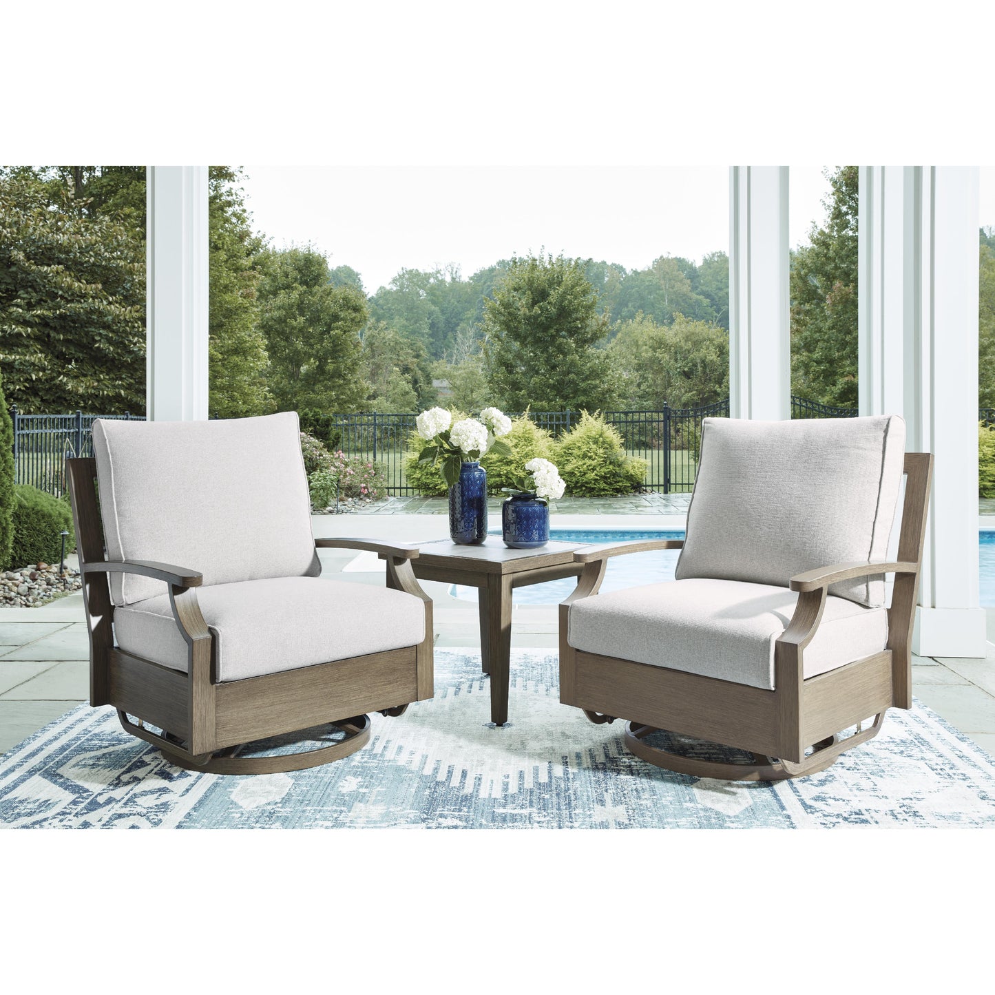 Signature Design by Ashley Rainier Ranch P701-702 Square End Table IMAGE 4