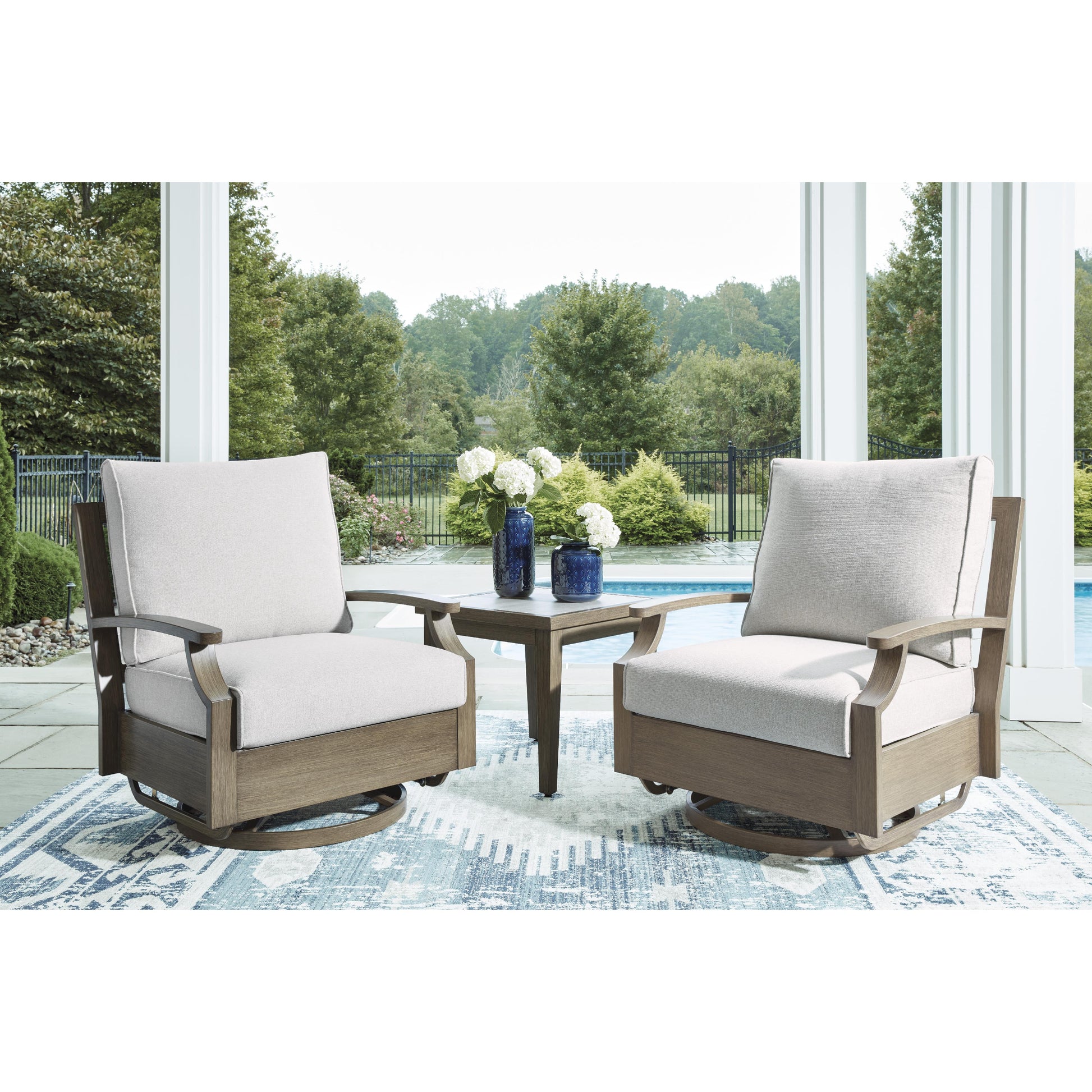 Signature Design by Ashley Rainier Ranch P701-702 Square End Table IMAGE 4