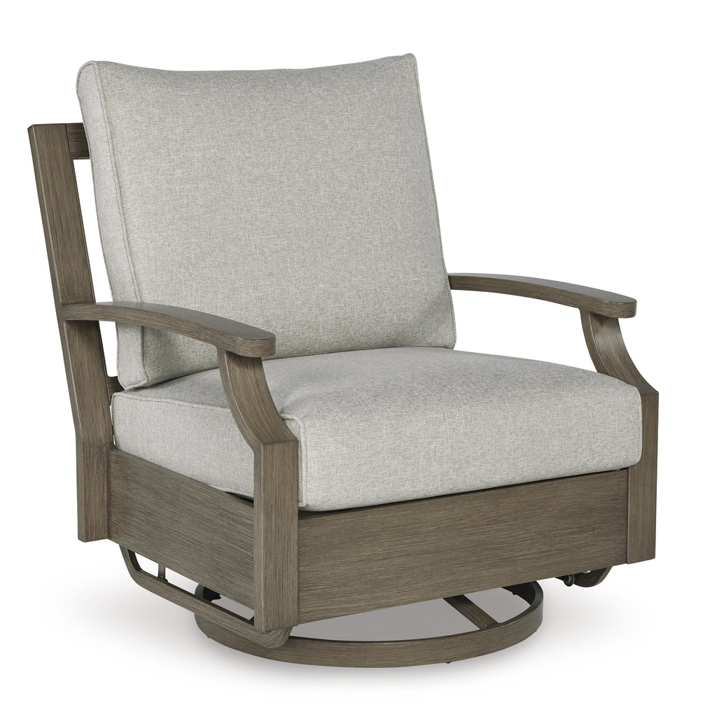 Signature Design by Ashley Rainier Ranch P701-821 Swivel Glider Chair with Cushion IMAGE 1