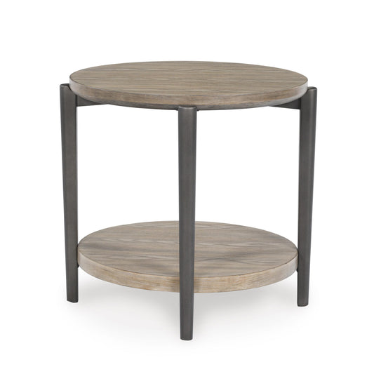 Signature Design by Ashley Dyonton T574-6 Round End Table IMAGE 2