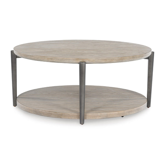 Signature Design by Ashley Dyonton T574-8 Round Cocktail Table IMAGE 2