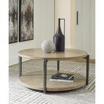 Signature Design by Ashley Dyonton T574-8 Round Cocktail Table IMAGE 5