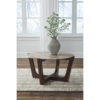 Signature Design by Ashley Tanidore T667-8 Round Cocktail Table IMAGE 4
