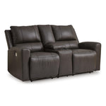 Signature Design by Ashley Boxmere U1310096 Double Reclining Power Loveseat with Console IMAGE 1