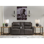 Signature Design by Ashley Boxmere U1310096 Double Reclining Power Loveseat with Console IMAGE 6
