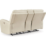 Signature Design by Ashley Dahlmoore U1320096 Double Reclining Power Loveseat with Console IMAGE 5