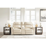 Signature Design by Ashley Dahlmoore U1320096 Double Reclining Power Loveseat with Console IMAGE 8