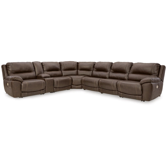 Signature Design by Ashley Dunleith U71604S9 7 pc Power Reclining Sectional IMAGE 1