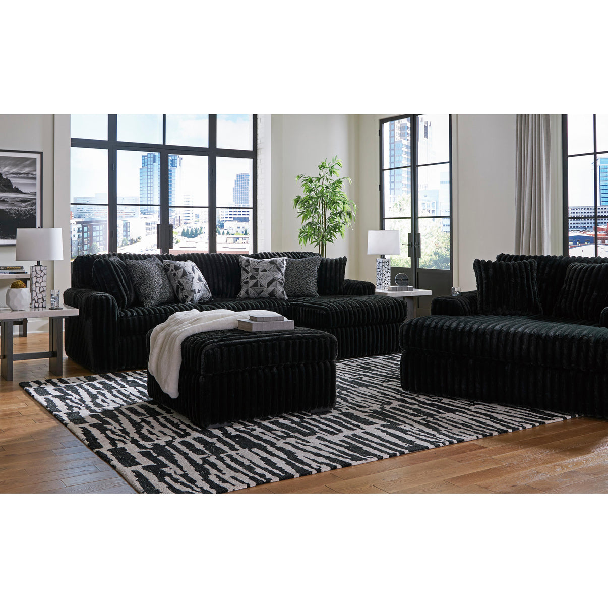 Signature Design by Ashley Midnight-Madness 98103S2 2 pc Sectional ...