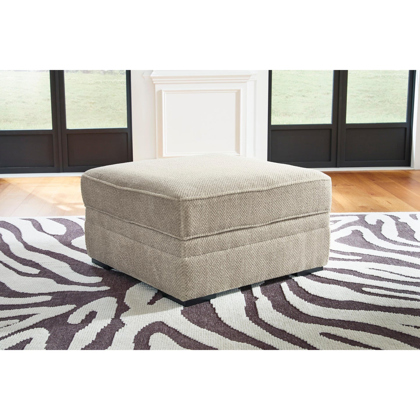 Benchcraft Calnita 20502U1 Oversized Swivel Chair and Ottoman IMAGE 3