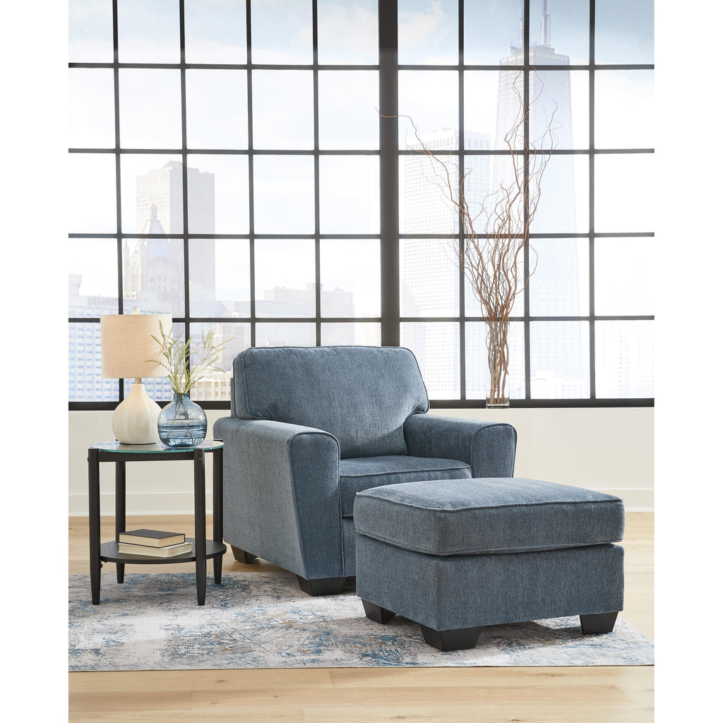 Signature Design by Ashley Cashton 40605U2 Chair and Ottoman IMAGE 1