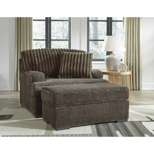 Benchcraft Aylesworth 53702U1 Oversized Chair and Ottoman IMAGE 1