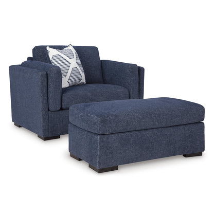 Benchcraft Evansley 54502U1 Oversized Chair and Ottoman IMAGE 1