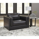 Signature Design by Ashley Amiata 57405U3 Oversized Chair and Ottoman IMAGE 2