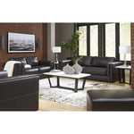 Signature Design by Ashley Amiata 57405U3 Oversized Chair and Ottoman IMAGE 4