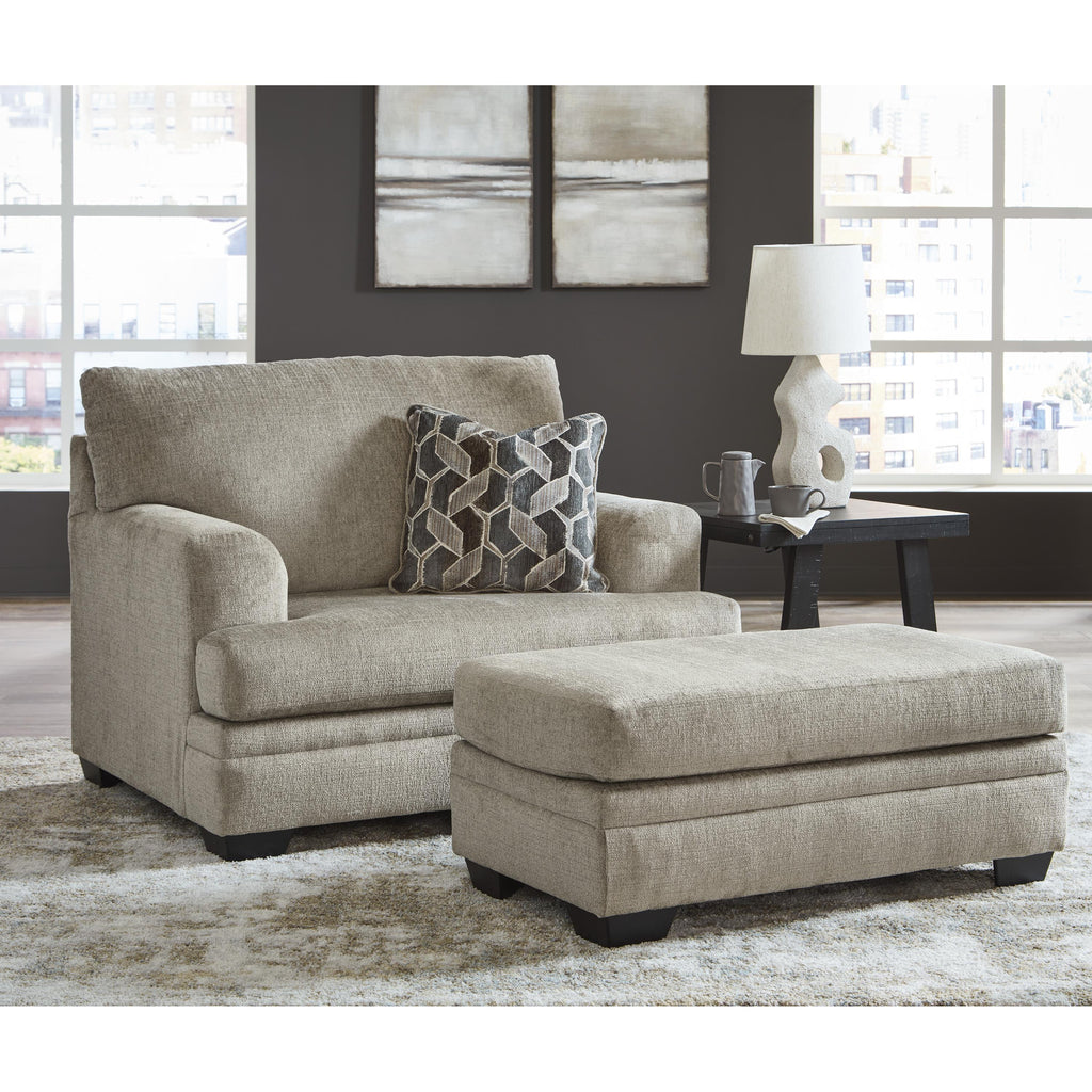 Signature Design by Ashley Stonemeade 59504U2 Oversized Chair and Ottoman IMAGE 1