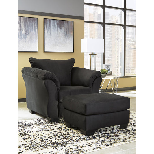  Signature Design by Ashley Darcy 75008U3 Chair and Ottoman IMAGE 1