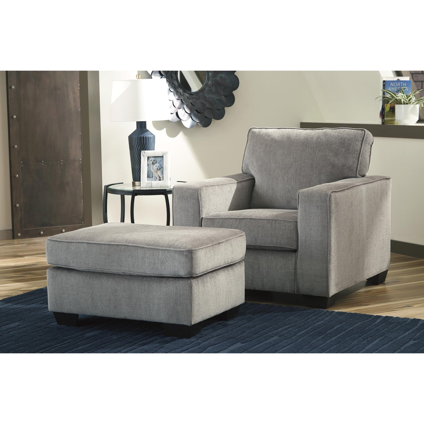  Signature Design by Ashley Altari 87214U4 Chair and Ottoman IMAGE 1