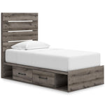  Signature Design by Ashley Graystorm B2405B18 Twin Panel Storage Bed IMAGE 1