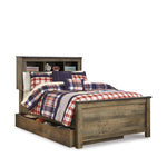  Signature Design by Ashley Trinell B446B91 Full Bookcase Bed with Storage IMAGE 1