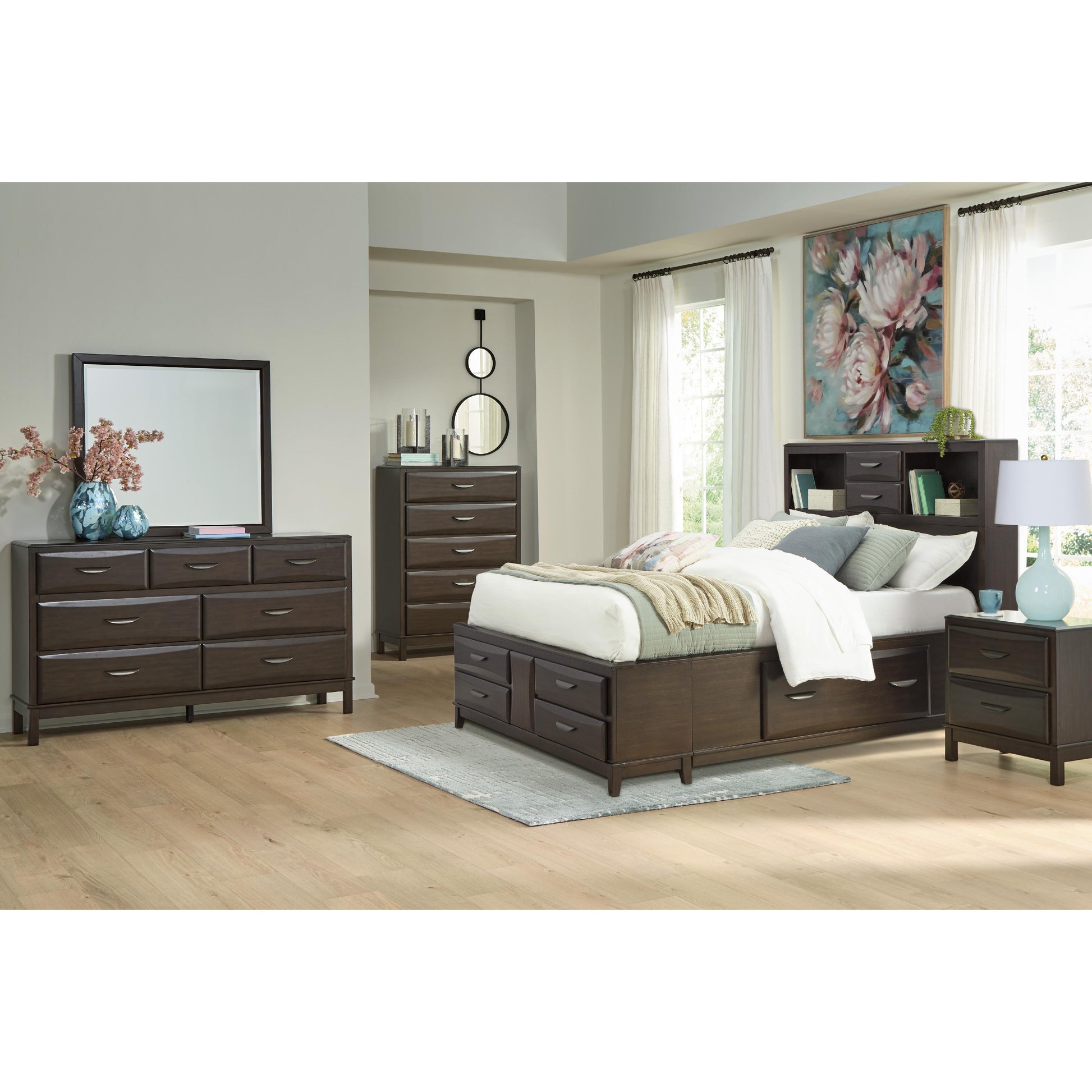 Signature Design by Ashley Vanmore B479-92 Two Drawer Night Stand IMAGE 6