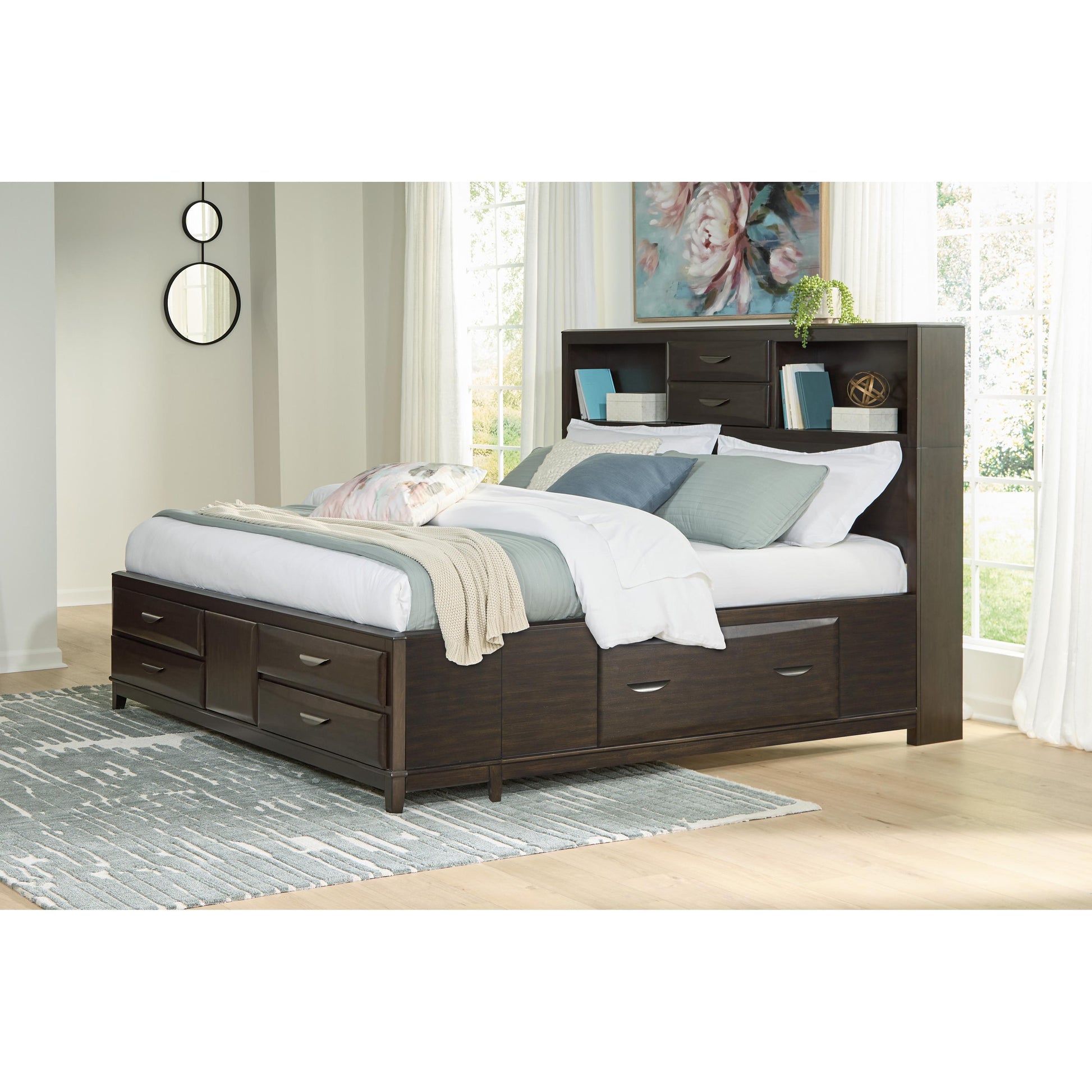 Signature Design by Ashley Vanmore B479B7 California King Storage Bed IMAGE 5