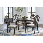 Signature Design by Ashley Lavinton D764-35 Oval Dining Room Extension Table IMAGE 13