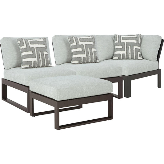  Signature Design by Ashley Beachloft P490P7 4 pc Outdoor Sectional IMAGE 1