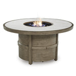 Signature Design by Ashley Rainier Ranch P701-776 Round Fire Pit Table IMAGE 2