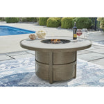 Signature Design by Ashley Rainier Ranch P701-776 Round Fire Pit Table IMAGE 6