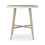 Signature Design by Ashley Seton Creek P798-613 Round Bar Table with Umbrella Option IMAGE 2