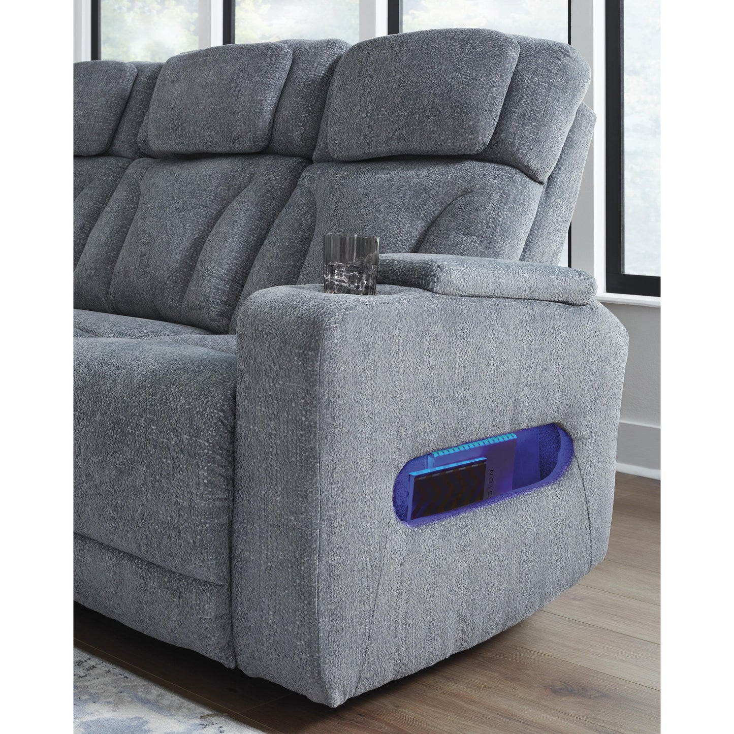 Signature Design by Ashley Studio Cave PC4980215 Power Reclining Sofa with Adjustable Headrest IMAGE 12