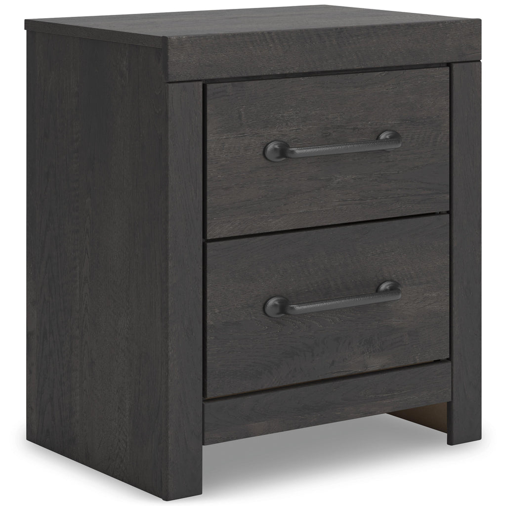 Signature Design by Ashley Hollivern PCB2108-92 Two Drawer Night Stand IMAGE 1
