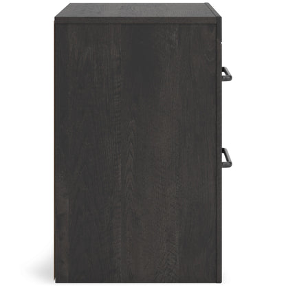 Signature Design by Ashley Hollivern PCB2108-92 Two Drawer Night Stand IMAGE 4