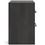 Signature Design by Ashley Hollivern PCB2108-92 Two Drawer Night Stand IMAGE 4
