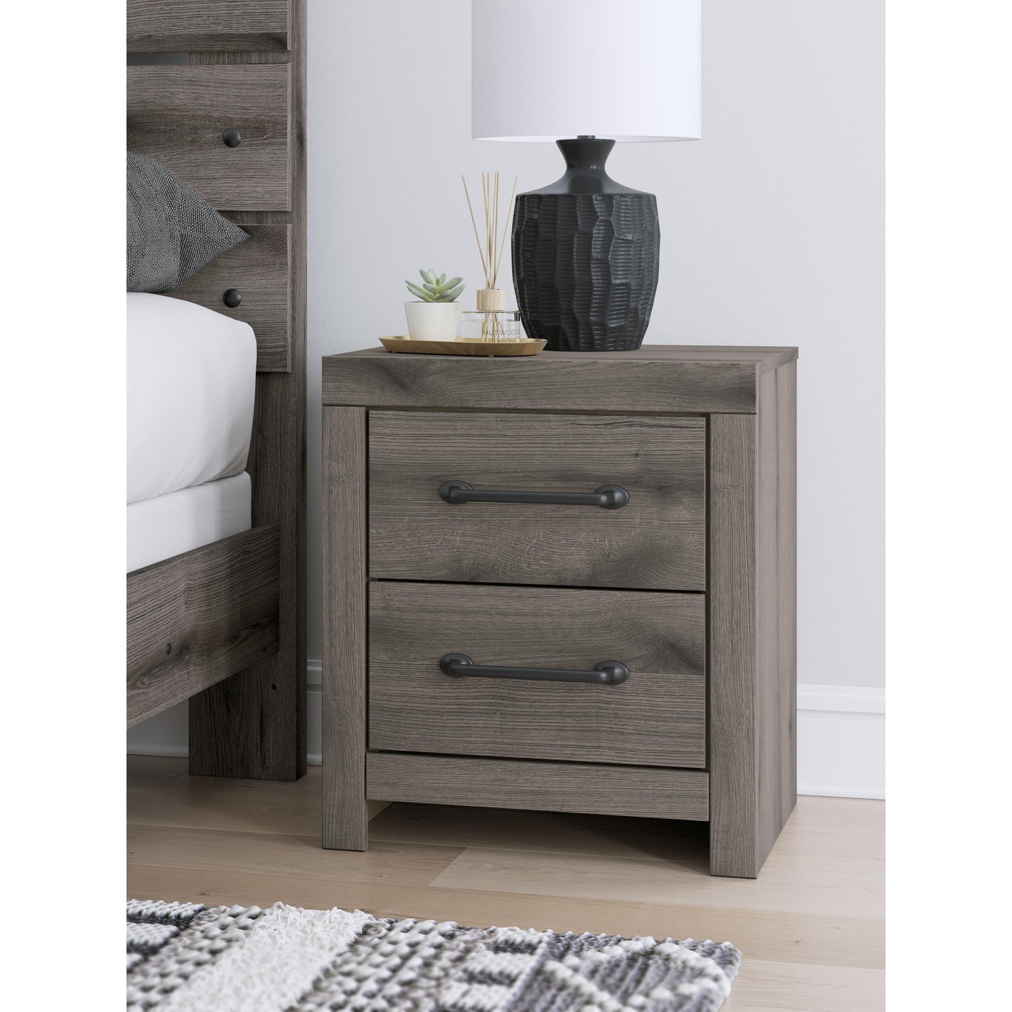 Signature Design by Ashley Graystorm PCB2405-92 Two Drawer Night Stand IMAGE 7