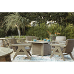 Signature Design by Ashley Cliff Trails PCP690-772 Square Fire Pit Table IMAGE 10