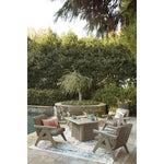 Signature Design by Ashley Cliff Trails PCP690-772 Square Fire Pit Table IMAGE 12