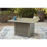 Signature Design by Ashley Cliff Trails PCP690-772 Square Fire Pit Table IMAGE 6
