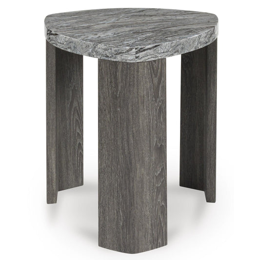 Signature Design by Ashley Surmour T600-6 Triangle End Table IMAGE 1