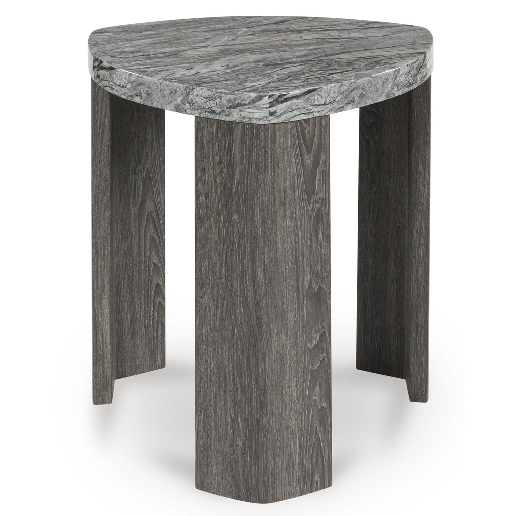 Signature Design by Ashley Surmour T600-6 Triangle End Table IMAGE 1