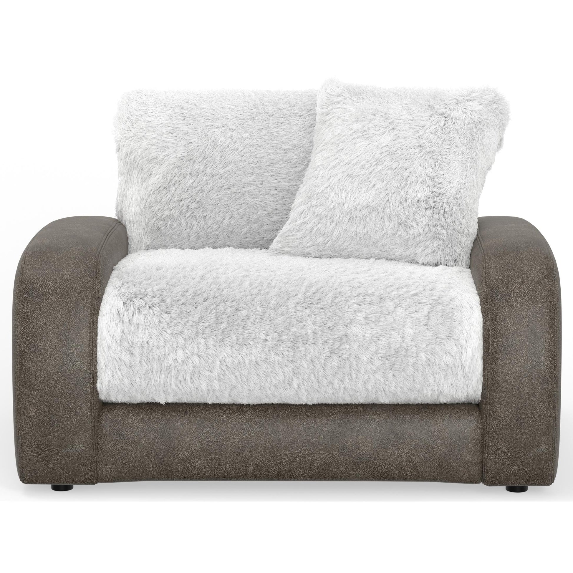  Jackson Furniture 1320-01 Chair 1/2 - Snowball/Taupe IMAGE 2